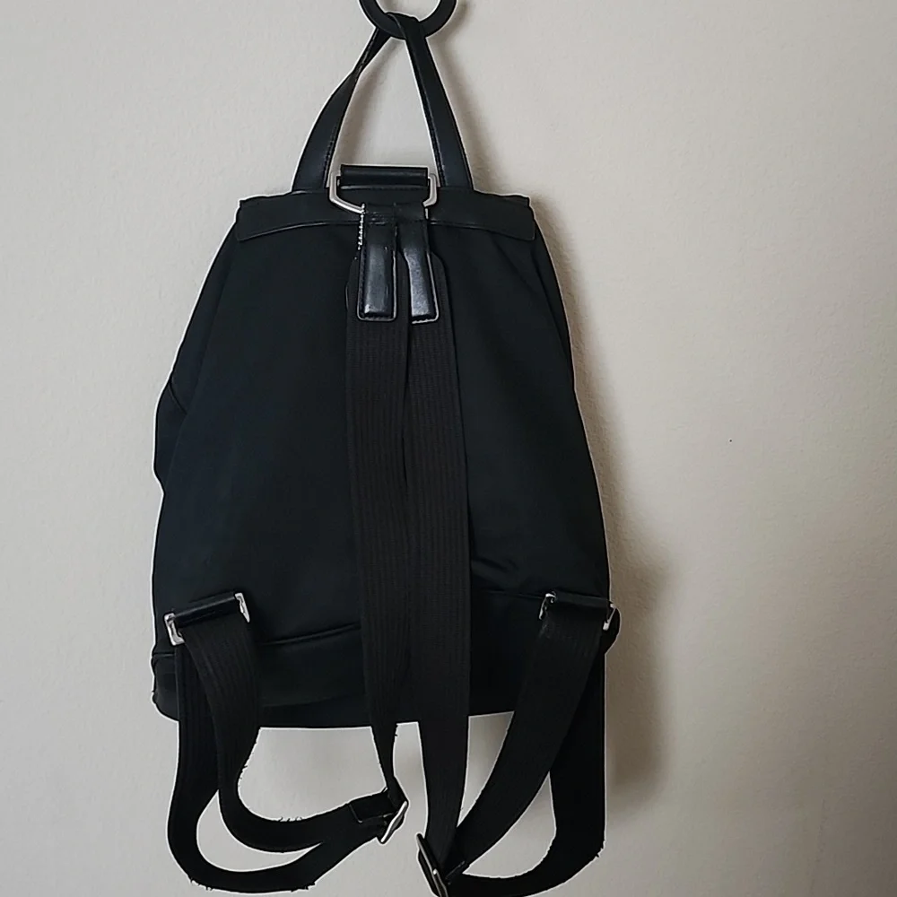 Coach Black Nylon Leather Mercer Backpack